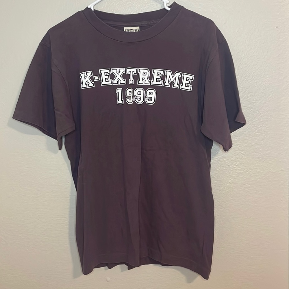ALORE Vintage ‘K-Extreme 1999’ Dark Purple Graphic Tee Shirt